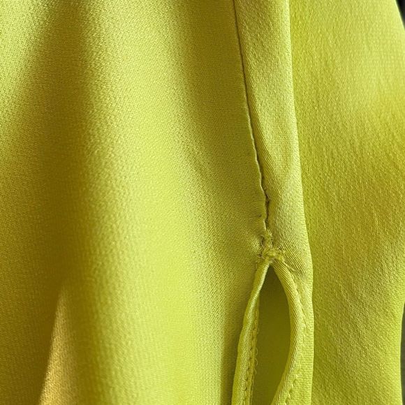 ZARA Neon Yellow Strappy Maxi Dress || SZ S - Picture 15 of 17